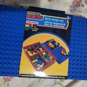 𝅺make-it Blocks- Blocks Storage Case- Fits All Leading Brands!